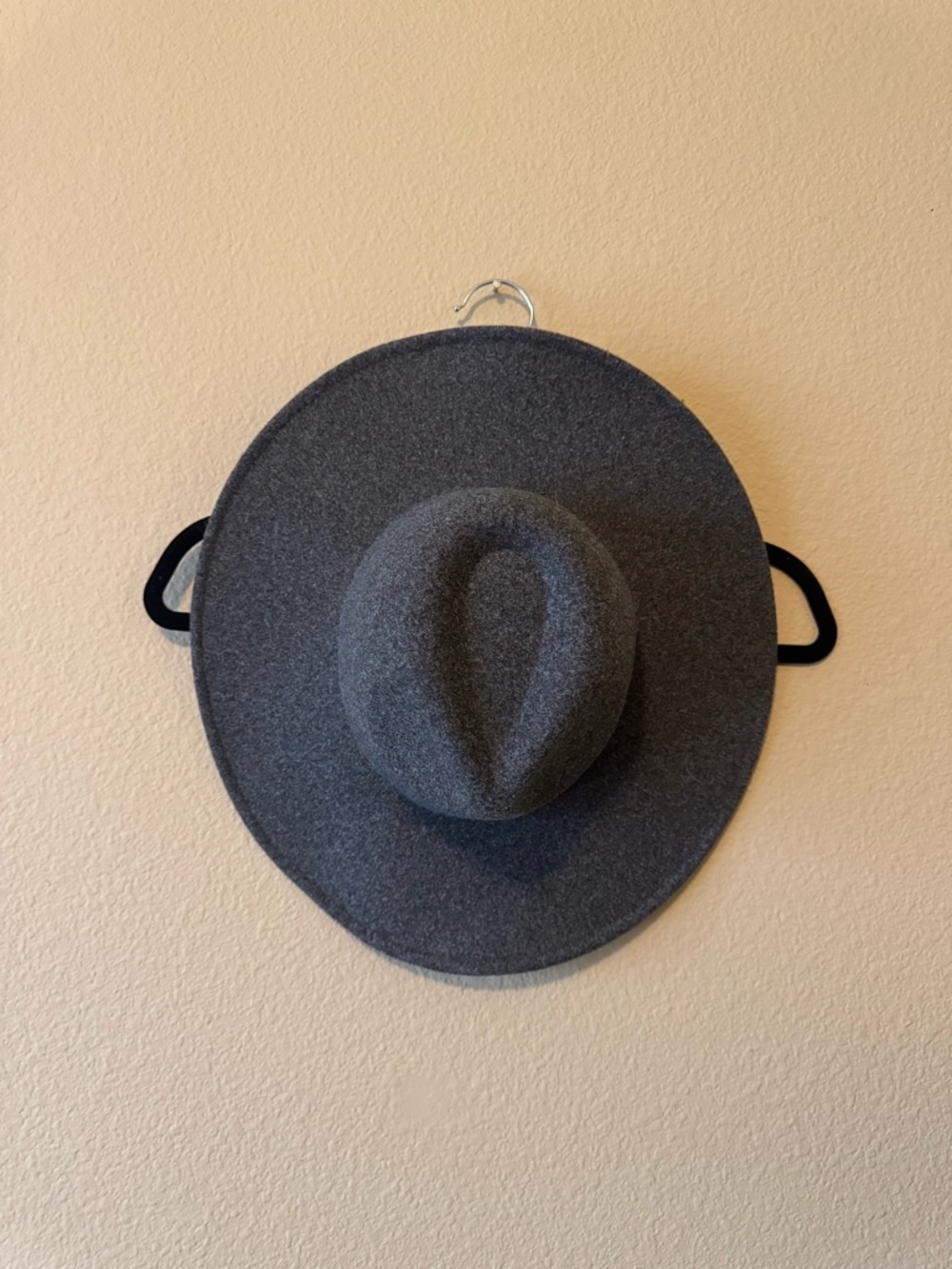 Anthropologie Fedora Hat in Charcoal Gray